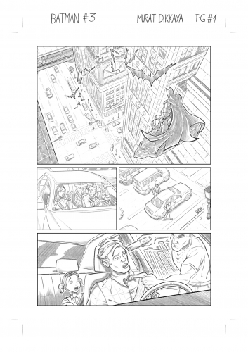 Batman - Page 1 (Pencils)